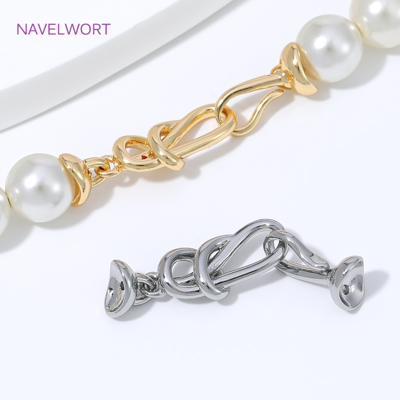 Jewelry Making Knots For Clasps - Fecho Conector Nó Infinito Banhado a