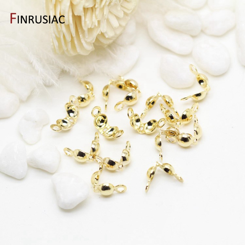 Jewelry Making Knots For Clasps - 3mm/4mm calotte crimp bead ponta nó