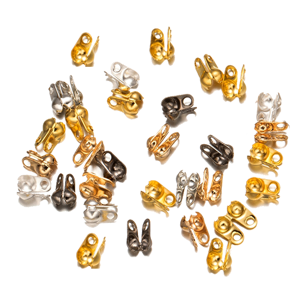 Jewelry Making Knots For Clasps - Clamshell Fold-Over Metal Friso End Dicas,