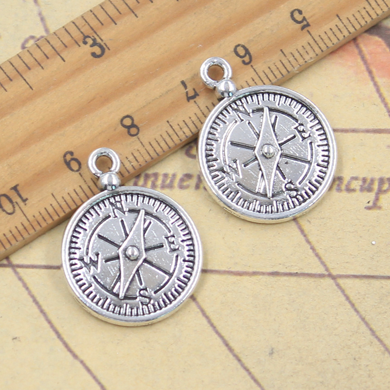 Jewelry Making Guide - 10 pçs encantos guia de bússola