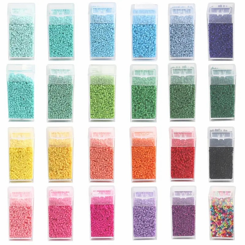 Seed Bead Tube - 1000/3000 pçs 2mm contas de semente