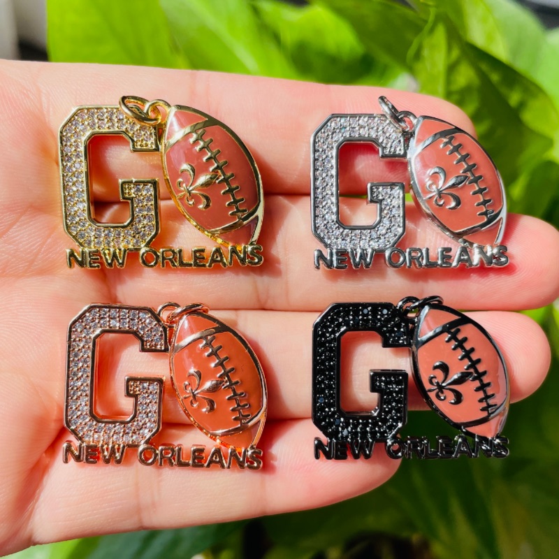 Jewelry Making New Orleans - 5 pçs micro pave go nova