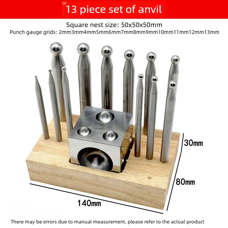Jewelry Making Anvil - Conjunto de Ferramentas para Conformação de