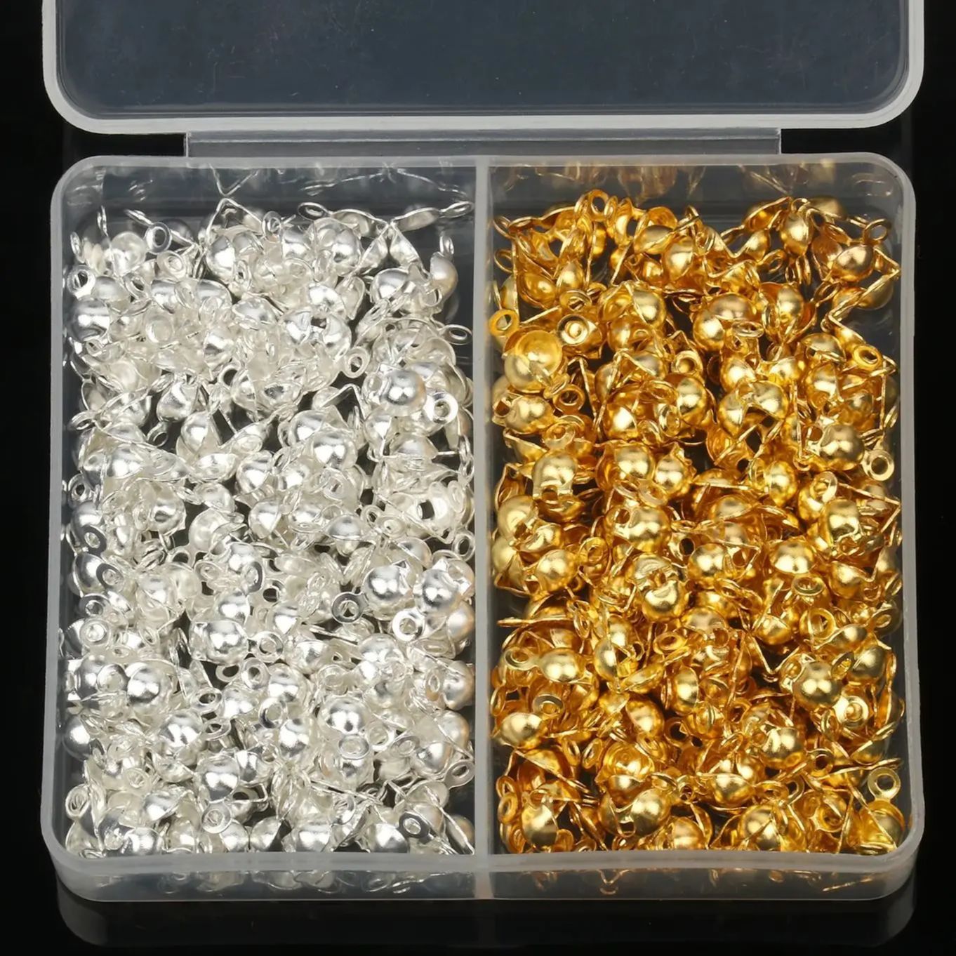 Jewelry Making Knots For Clasps - 300 pçs/lote 4x8mm aço inoxidável clamshell
