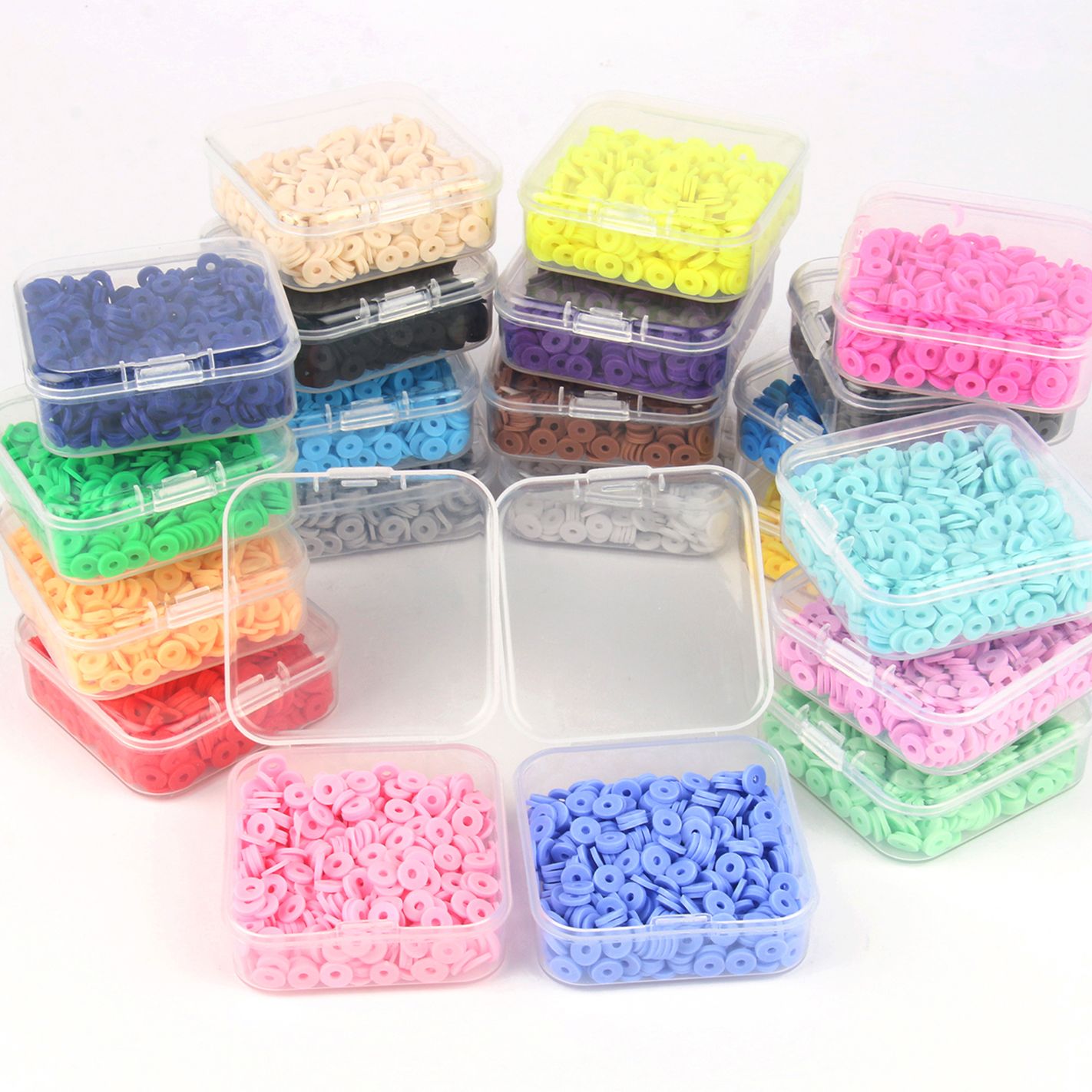 500 pçs/caixa 6mm plana redond - Seed Bead Tube avaliação e preço