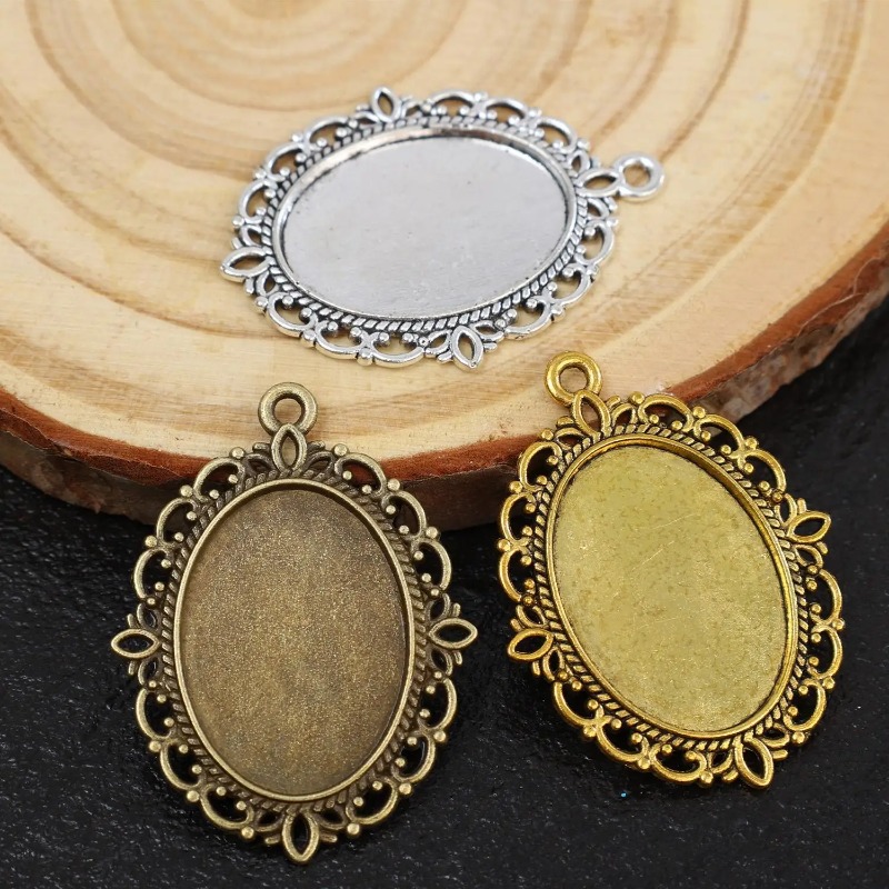 Bases de Pingente Vintage Ovai - Pendant Blank Bezel avaliação e preço