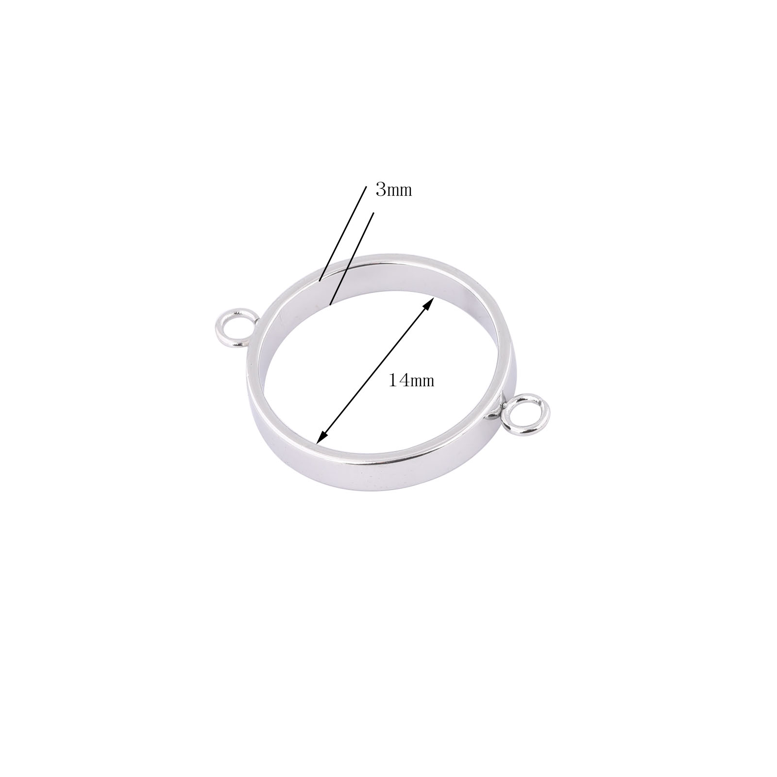 10 pçs de aço inoxidável 14mm  - Pendant Blank Bezel avaliação e preço