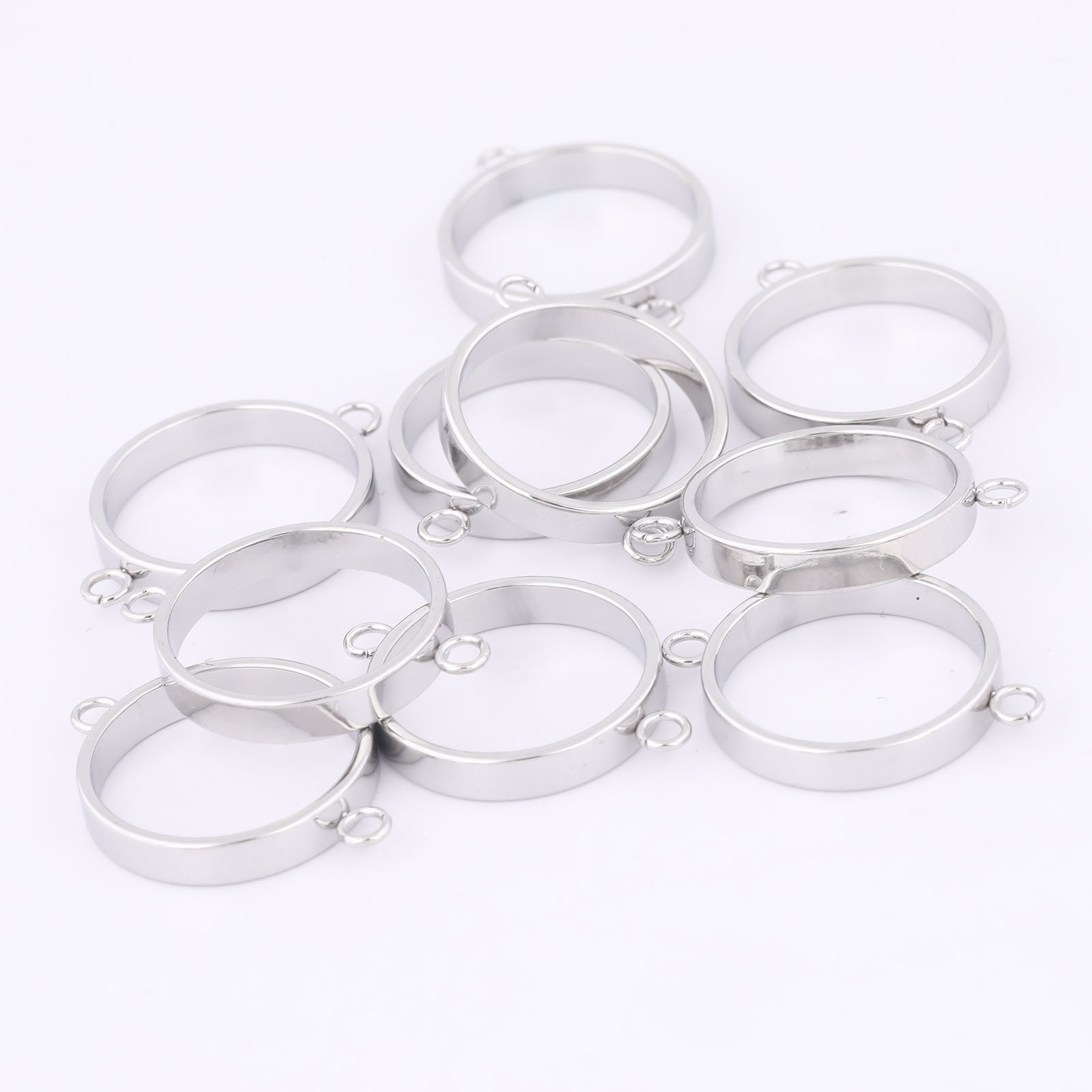 10 pçs de aço inoxidável 14mm  - Pendant Blank Bezel avaliação e preço