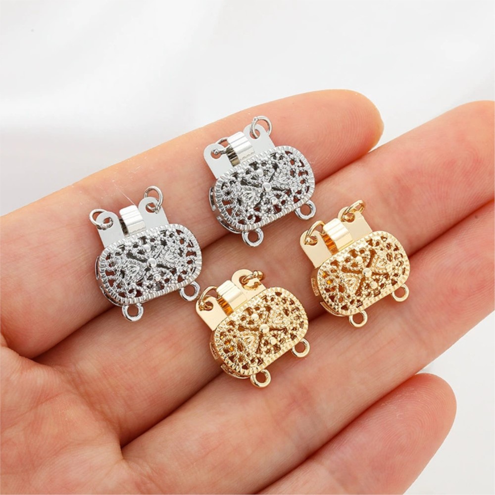 2 pçs 14k banhado a ouro latão - Jewelry Making Knots For Clasps avaliação e preço