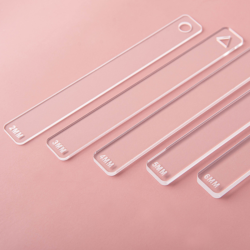 10 pc/set régua de argila acrí - Jewelry Making Guide avaliação e preço