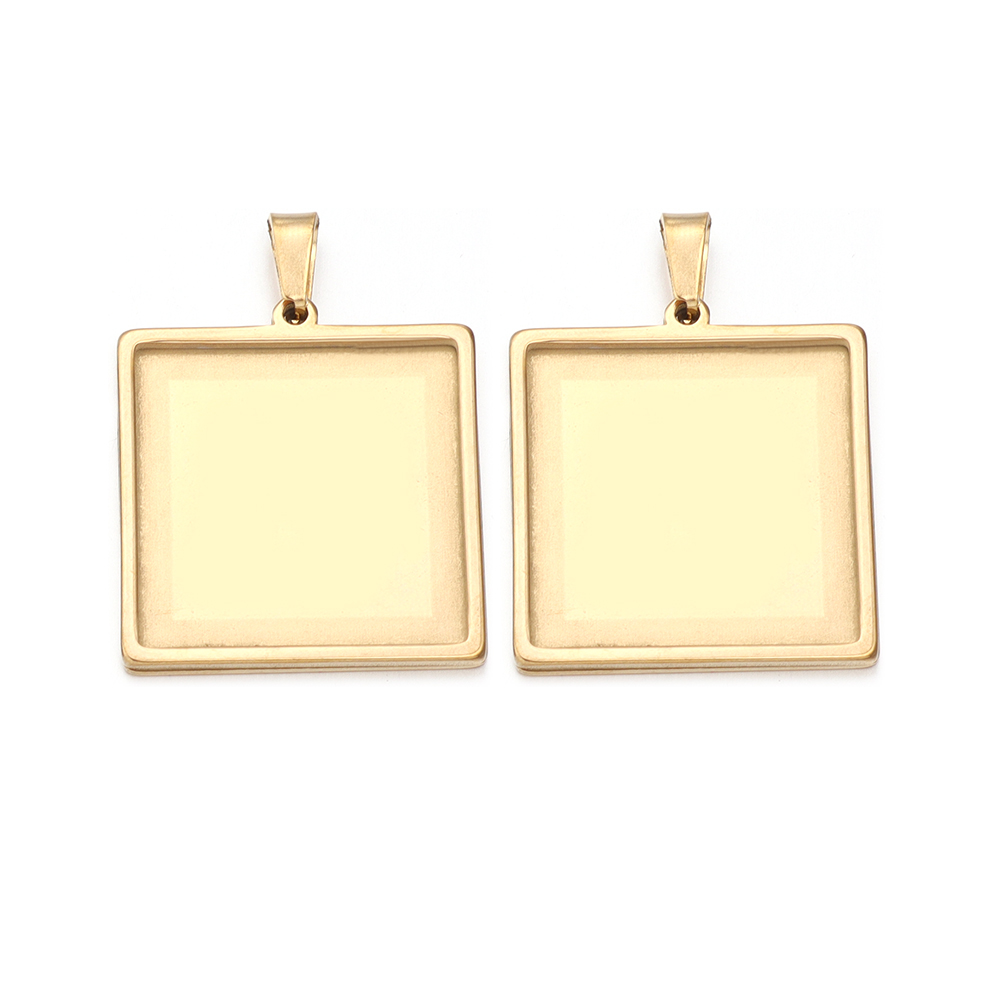 2 Peças de Base para Cabochão  - Pendant Blank Bezel avaliação e preço