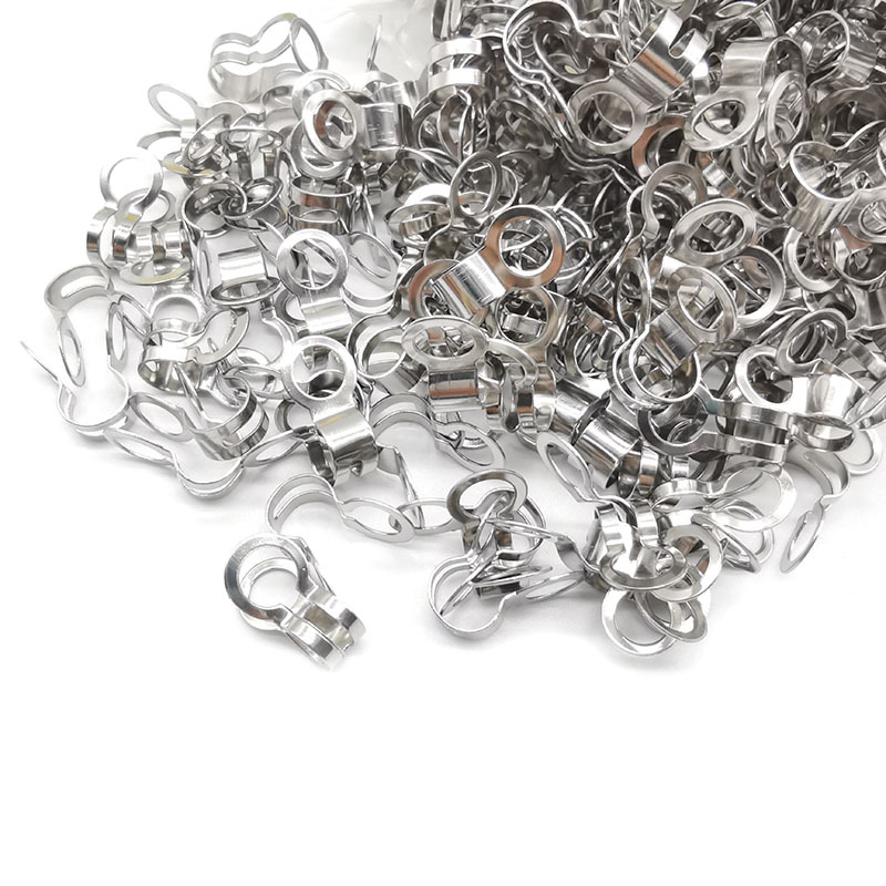 50 pçs de aço inoxidável bola  - Jewelry Making Knots For Clasps avaliação e preço