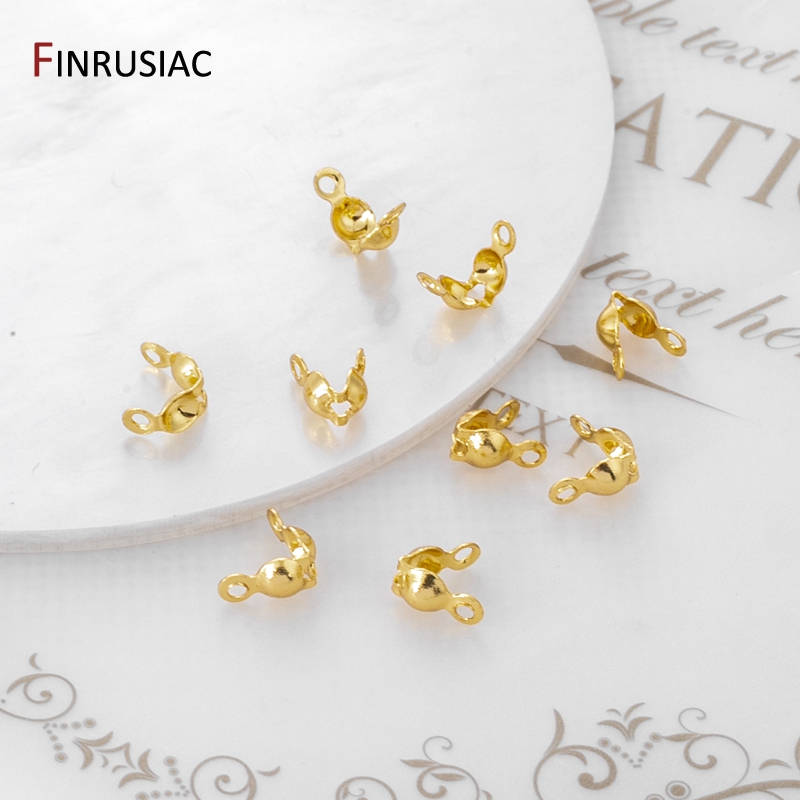3mm/4mm calotte crimp bead pon - Jewelry Making Knots For Clasps avaliação e preço