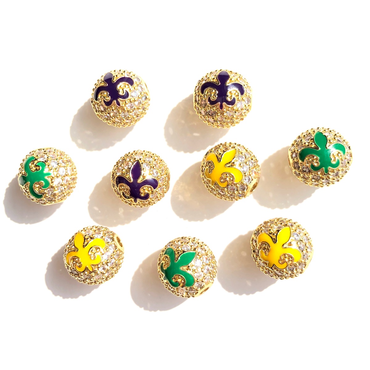 9 Peças de Contas Espaçadoras  - Jewelry Making New Orleans avaliação e preço