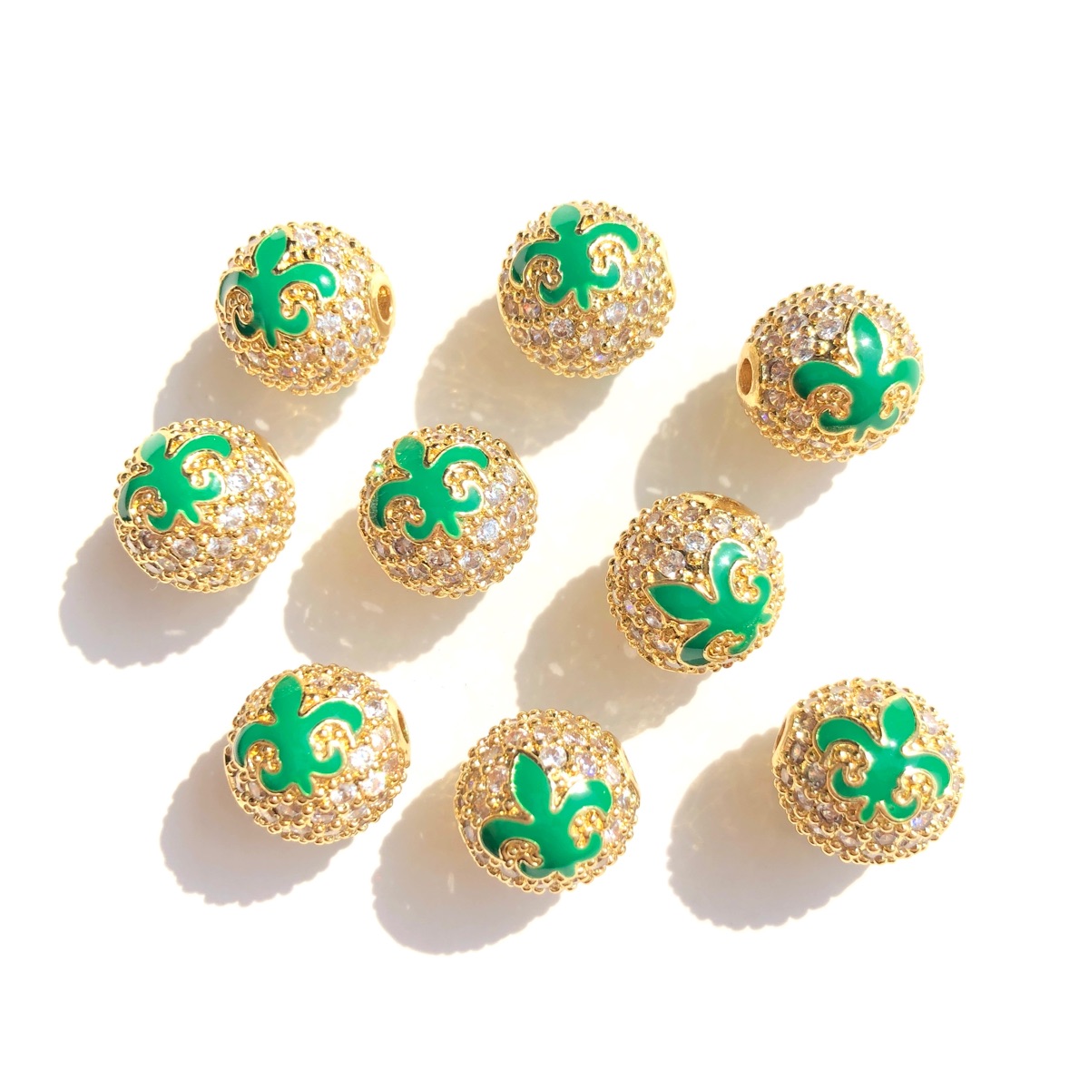 9 Peças de Contas Espaçadoras  - Jewelry Making New Orleans avaliação e preço