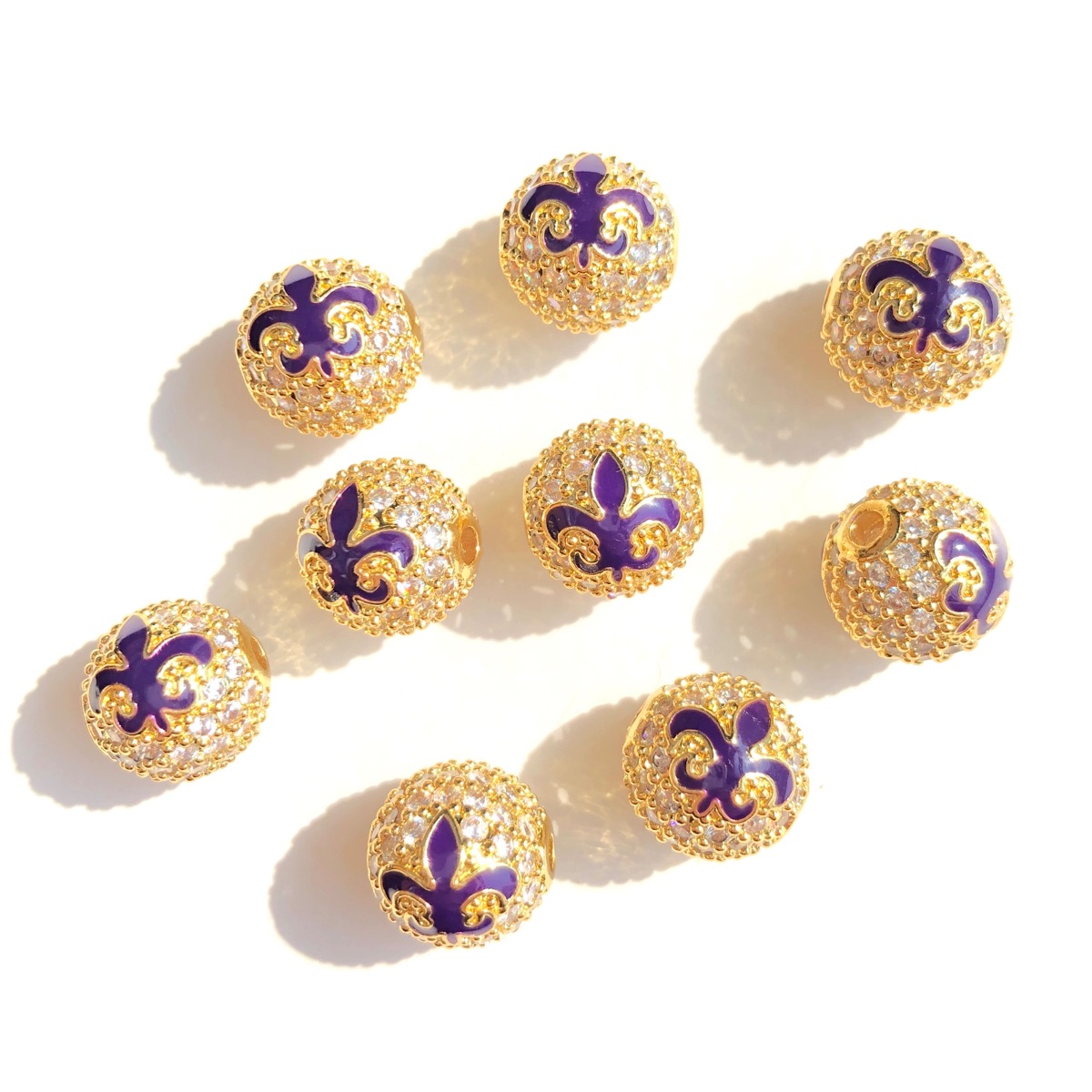 9 Peças de Contas Espaçadoras  - Jewelry Making New Orleans avaliação e preço