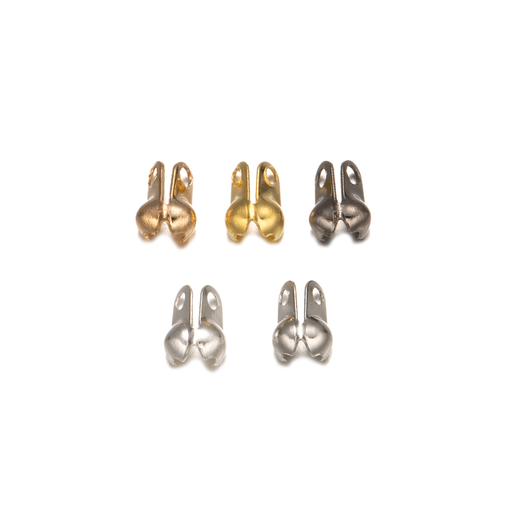 Clamshell Fold-Over Metal Fris - Jewelry Making Knots For Clasps avaliação e preço