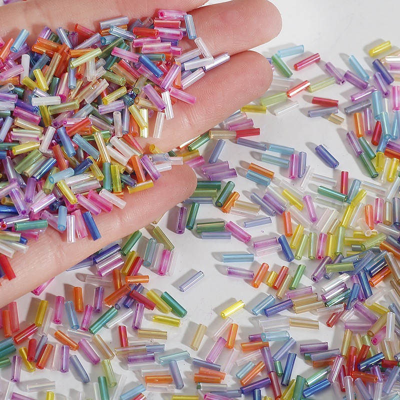 2x7mm 600 pçs/lote contas de c - Seed Bead Tube avaliação e preço