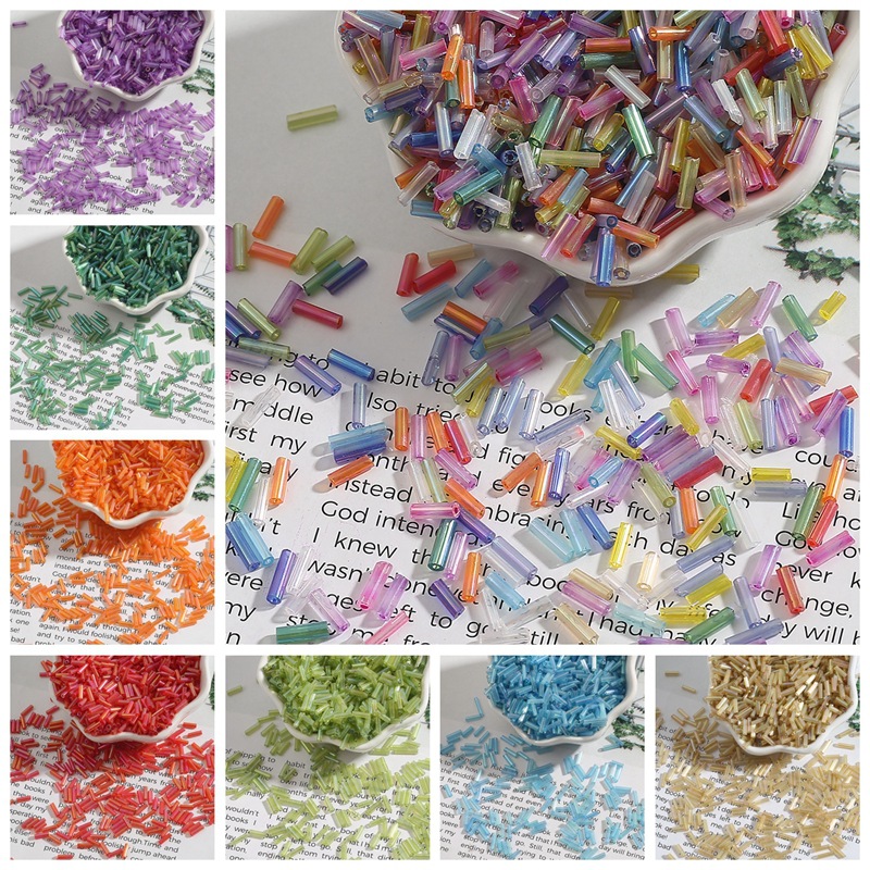 2x7mm 600 pçs/lote contas de c - Seed Bead Tube avaliação e preço