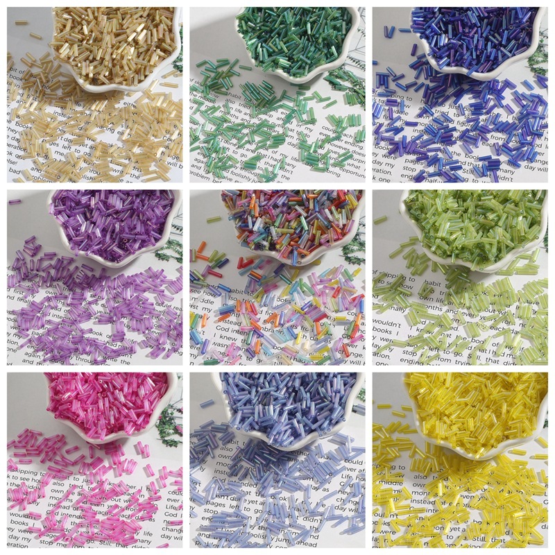 2x7mm 600 pçs/lote contas de c - Seed Bead Tube avaliação e preço