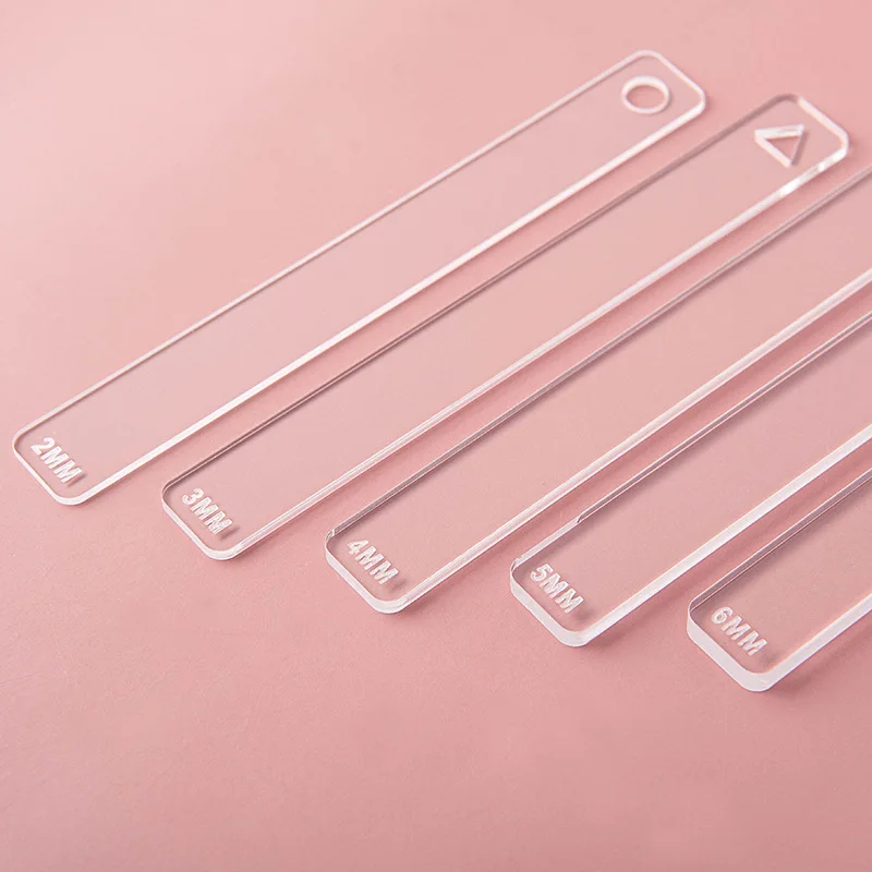 10 pçs régua de argila acrílic - Jewelry Making Guide avaliação e preço