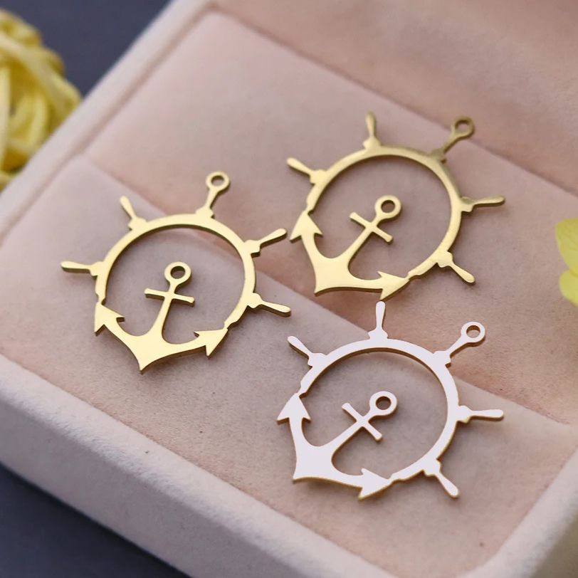 3 pçs bússola âncora cruz ping - Jewelry Making Guide avaliação e preço