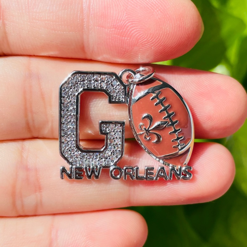 5 pçs micro pave go nova orlea - Jewelry Making New Orleans avaliação e preço