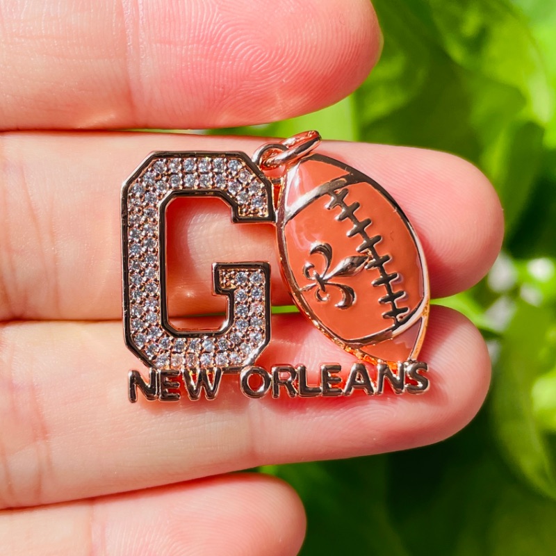 5 pçs micro pave go nova orlea - Jewelry Making New Orleans avaliação e preço