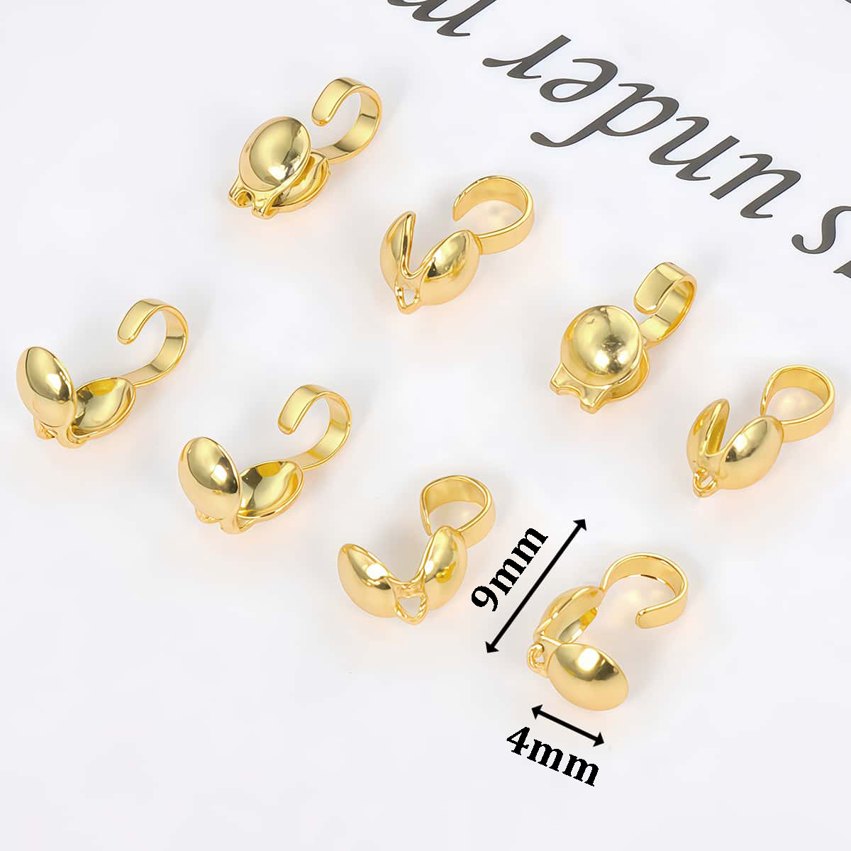 10 pçs de bronze friso final c - Jewelry Making Knots For Clasps avaliação e preço
