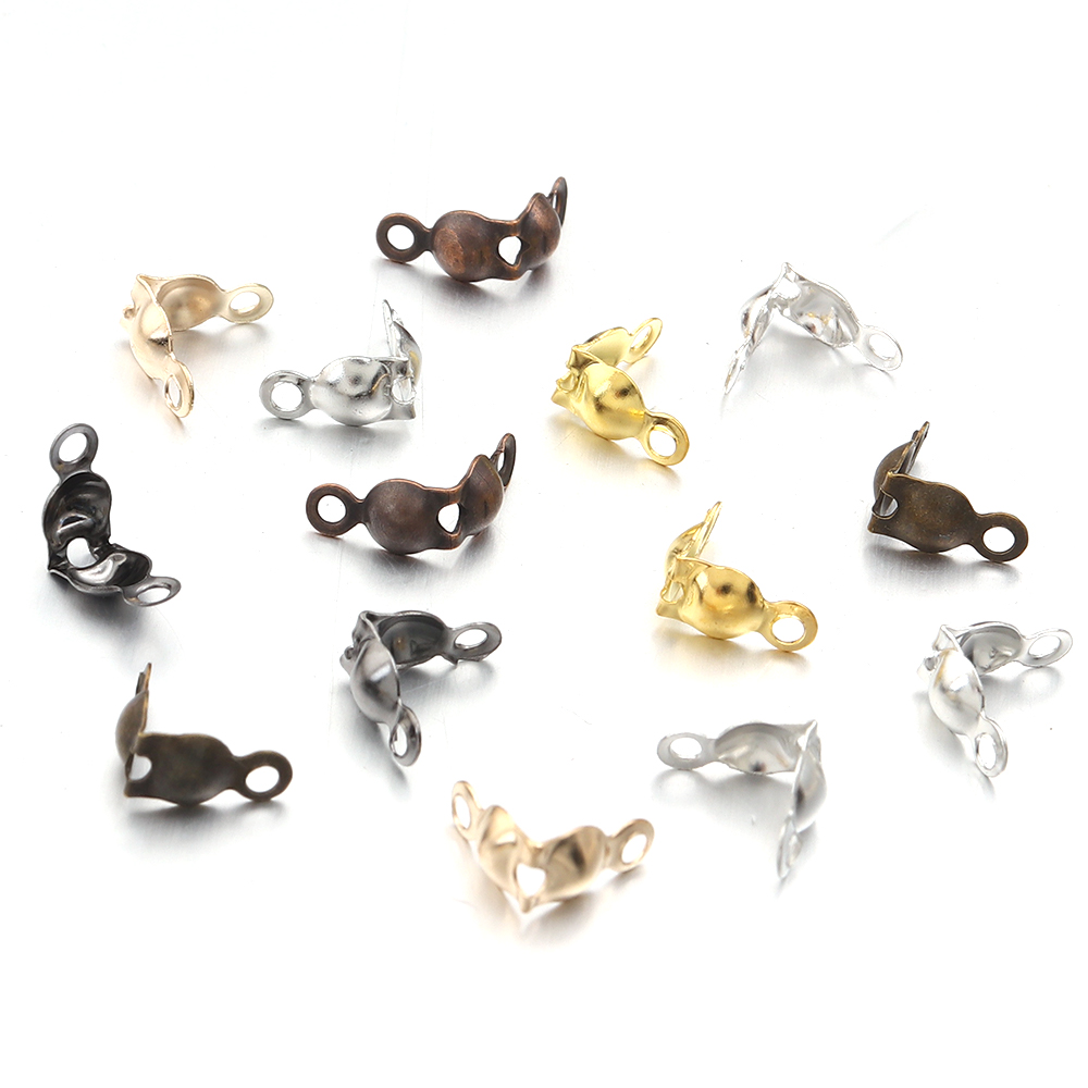 200 pçs/lote metal final friso - Jewelry Making Knots For Clasps avaliação e preço