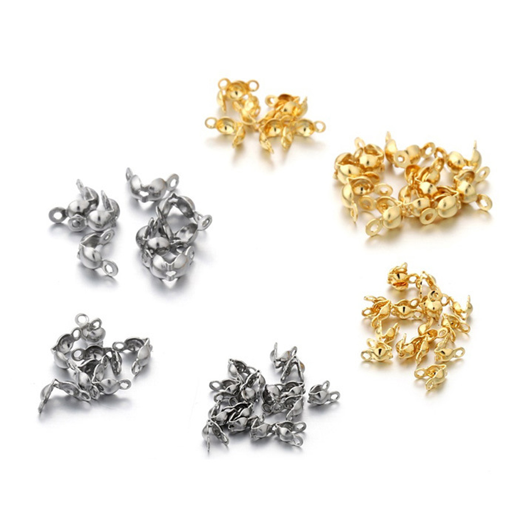 100 peças de aço inoxidável ba - Jewelry Making Knots For Clasps avaliação e preço